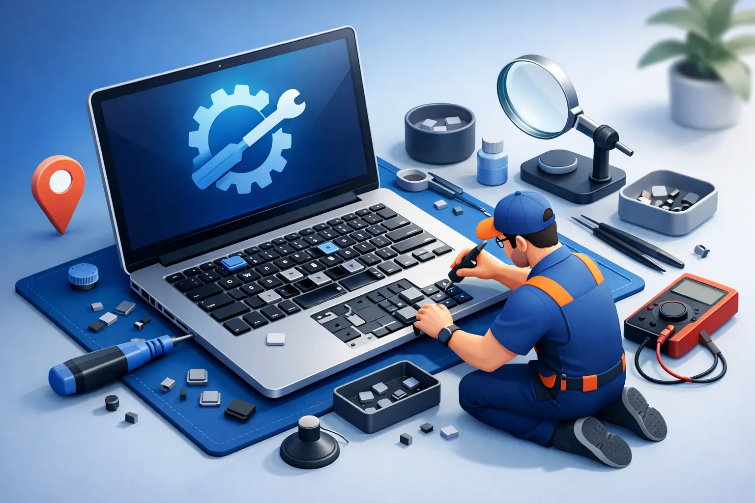 Laptop Keyboard Repair Service Near You