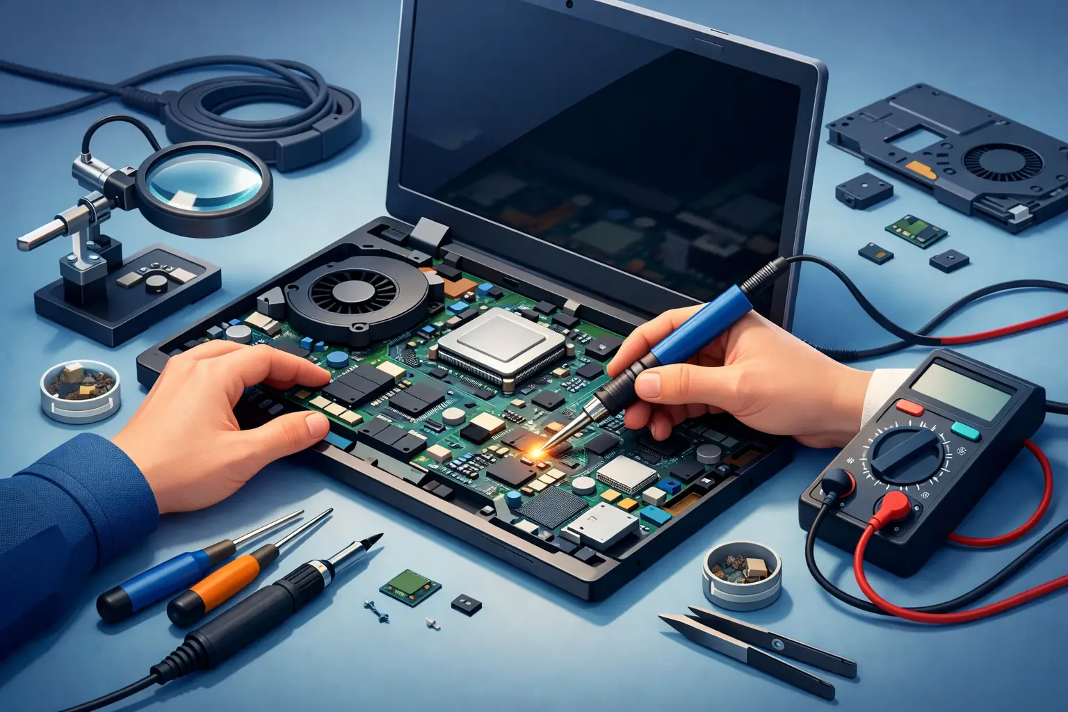 Motherboard Repair for Laptop Problems