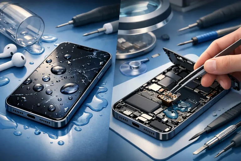 Water-Damaged iPhone Repair Example: What Happens