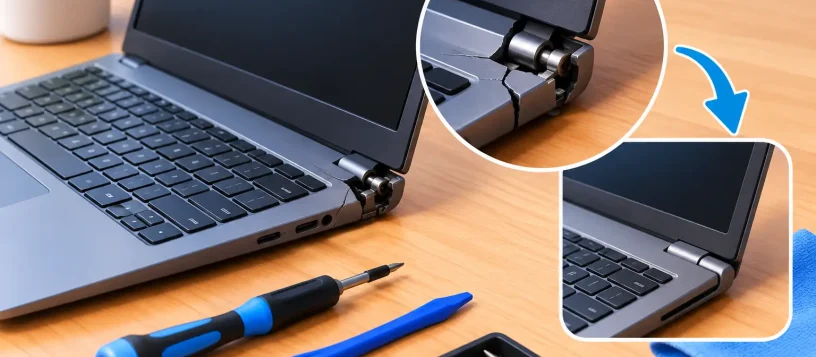 How to Fix Cracked Laptop Hinge Without More Damage