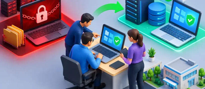 Ransomware Recovery Example: A Local Response