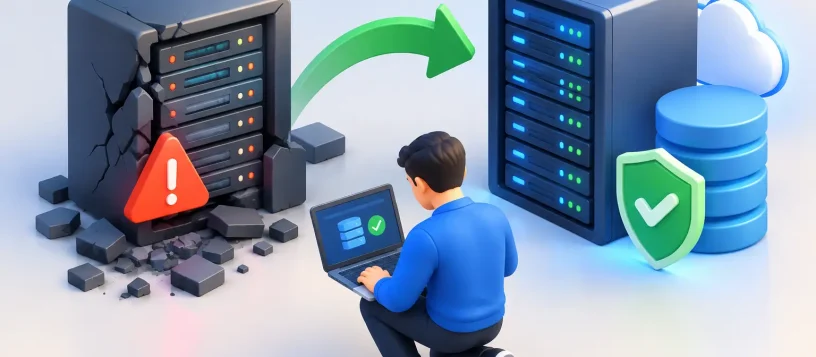 Server Crash Recovery: What to Do Right First