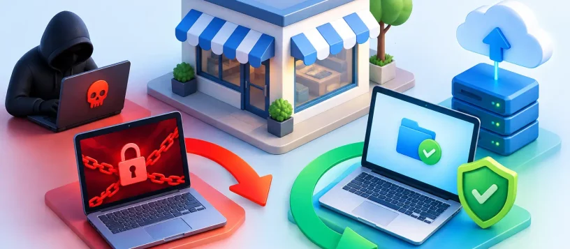 Small Business Ransomware Recovery Example